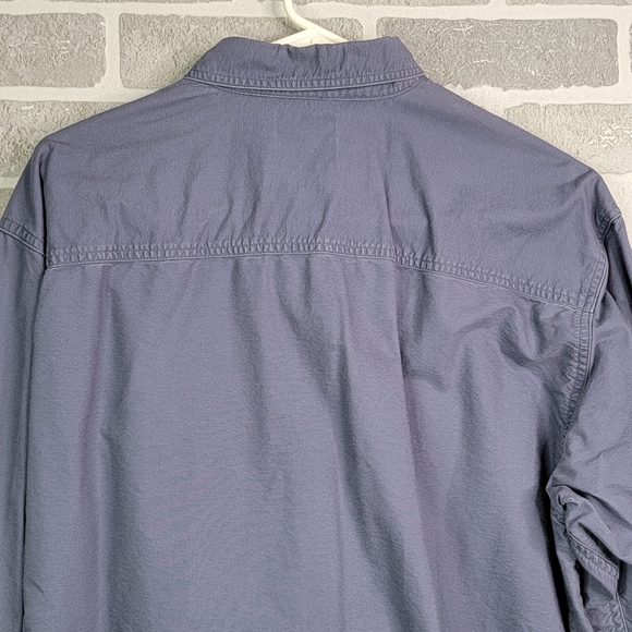 Chase Authletics Racing Blue Casual Button Down Long Sleeve Men's Size L - Picture 11 of 15